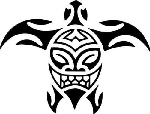 Ranger Products Tribal Turtle A111 Vinyl Decal Sticker Car Window Wall, Die Cut 