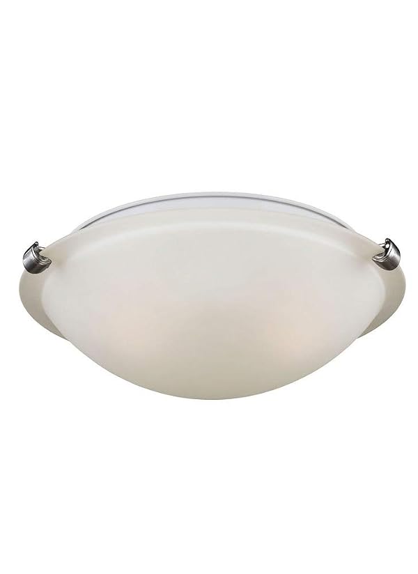 Generation Lighting 7543502-962 Seagull 7543502-962 Two Light Ceiling Flush Mount,White, 2-Light, cETL Listed, Safety Rated for Wet Locations, Aluminum Construction by Generation Lighting - Image 4