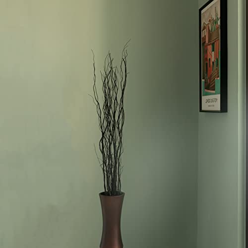 Uniquewise 12 pcs Natural Decorative Dry Branches Authentic Willow Sticks for Home Decoration and Wedding Craft, 47 in, Stems DIY Greenery Plants Craft Vases fillers Home Garden Hotel Farmhouse Decor
