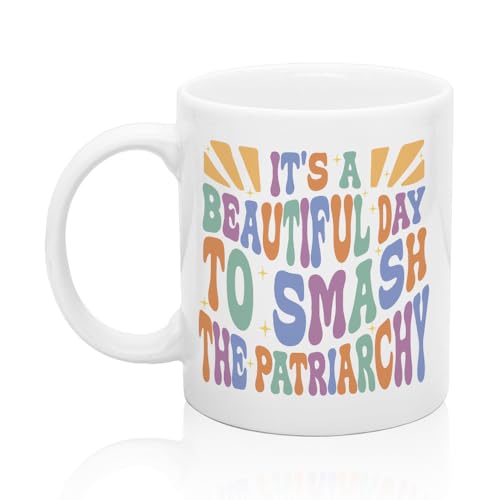 Taza de porcelana blanca 11 oz con diseño doble cara miniatura 1