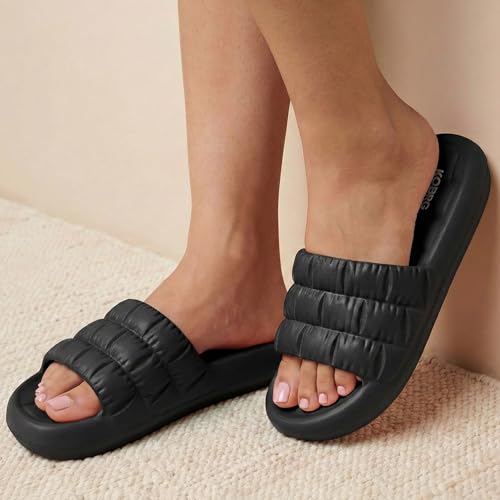 Image of KOBURG Ultra Slides for Women| Stylish | Comfy | Super soft | Ultra-Light | EVA | Slippers | Flip Flops for Women KF-454