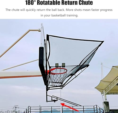 Système de retour de basket rotatif à 180° pour éliminer la corvée de ramassage