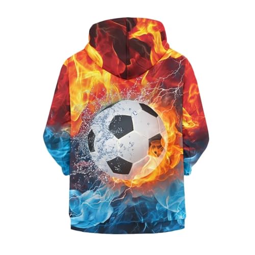 Image of Biyejit Kids Novelty 3D Graphic Printed Hooded Sweatshirt