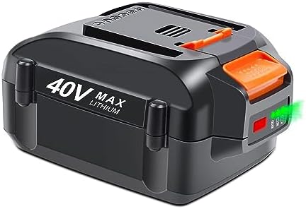Powilling 40V 3.5Ah Lithium Battery & Charger For Worx WA3580 WG180 WG280 WG380 WG580