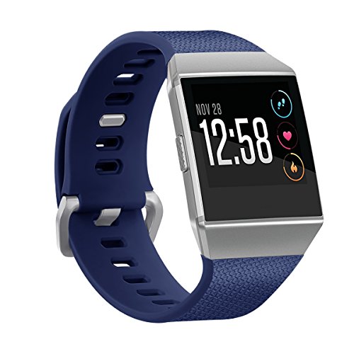 Yango Correa para Fitbit Ionic, Silicona Suave Pulsera con Hebilla de Metal,Respueto de Pulsera para Fitbit Ionic