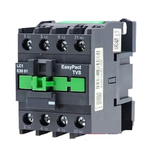 Contacteur CA 38A LC1E3801F5N AC110V pour la gestion des moteurs industriels et systèmes de ventilation