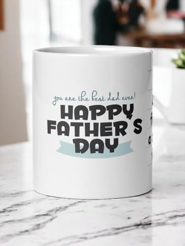 Image of Better Gift Flowers Father's Day Message Mug, Round Shaped Multicolor Themed Coffee Mugs, Mug for Gifting, Gifting Items for Family, Friends & Closed Ones