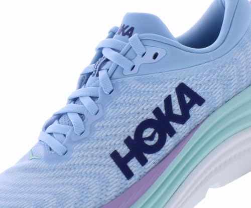 Image of HOKA ONE ONE Gaviota 5 Womens Shoes Size 7, Color: Airy Blue /Sunlit Ocean