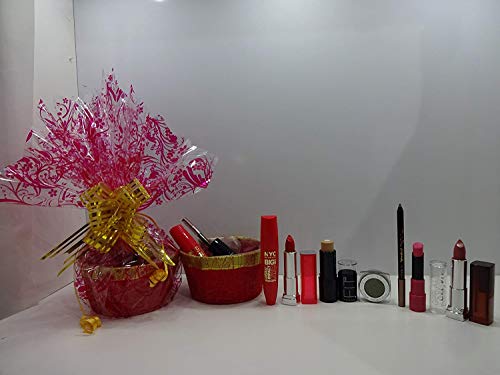 Gloria mezcla marcas maquillaje cesta de regalo para ella, (7 piezas)