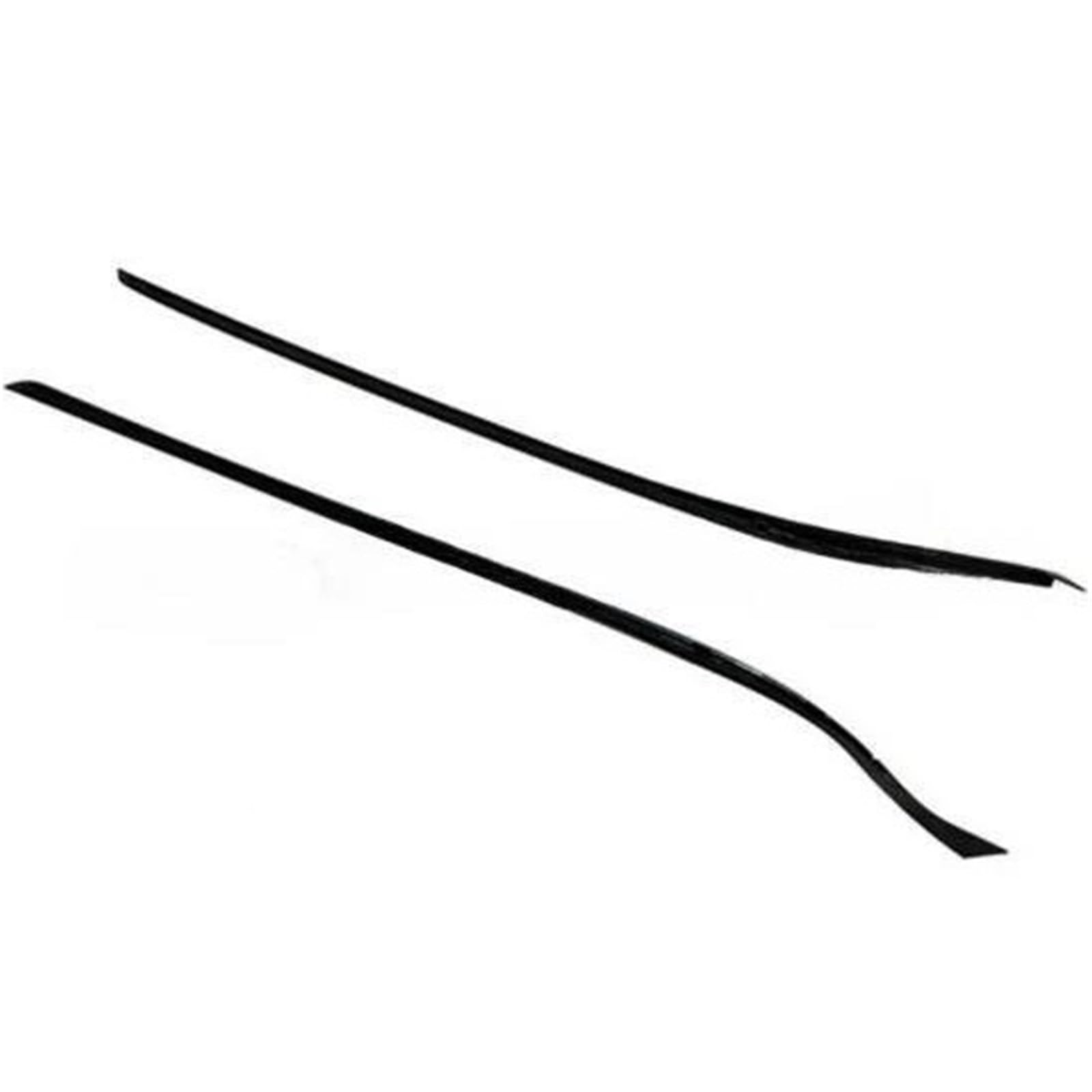 Car Weather Stripping 2 Pcs Window Weatherstrip Outer Moulding Trim for Ford for Fiesta 2009-2014 Front Windshield Rubber Seal Be8Z5403136A