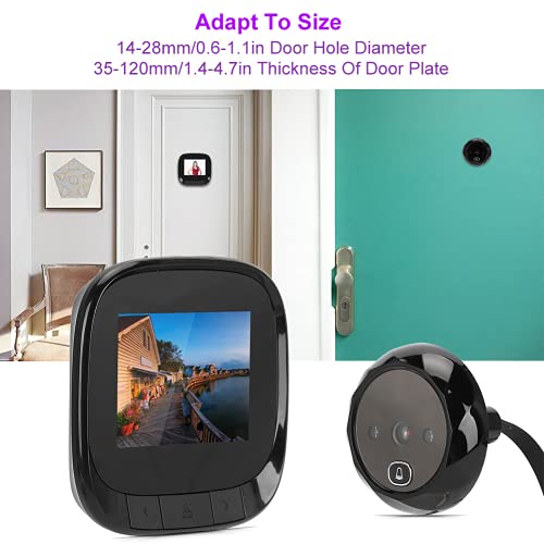 2.4In Tft Hd Electronic Digital Doorbell, Peephole Viewer Door Camera Cat Eye Doorbell For Home Security, Night Vision/Photo Shooting #TOP5