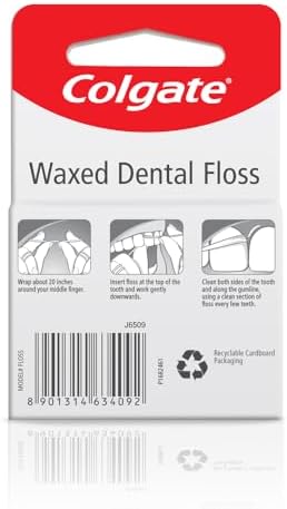 Colgate Total Waxed Dental Floss - 50m Pack of 6 image 4