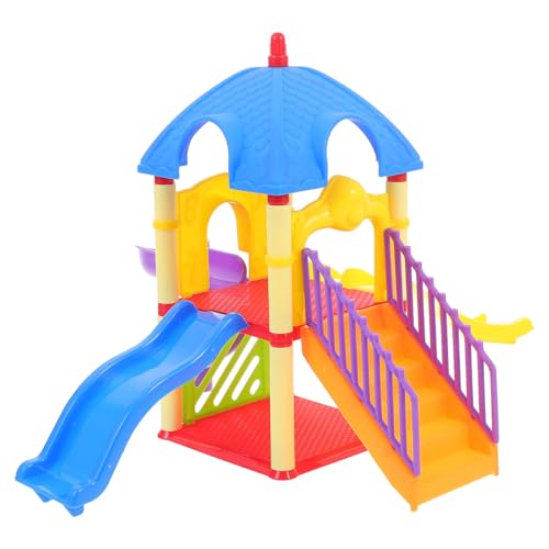 JOINPAYA チュア遊び場模型 子供用スライド付きデスクトップデコレーショ