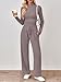 Trendy Queen Womens Lounge 2 Two Piece Sets Fall 2025 Outfits Clothes Fashion Sweatsuits Sweat Suit Tracksuit Travel Airport Trendy Clothing Winter Casual Workout Nutmeg S