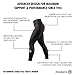 Rehband UD Runner´s Knee/ITBS, Thermal Zone Tights for Women, Compression Leggings with Thermal Zones for Running & Athletics, Improves Regeneration, Colour:Black, Size:X-Large