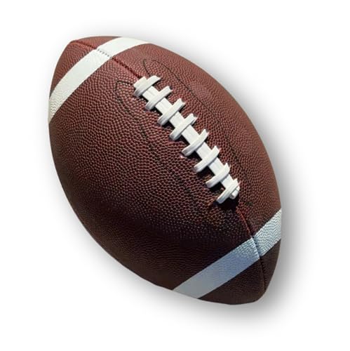 Audible Sound Chimes Rattle Football, Adult Professional Size 9, 11", Composite Leather, for the Blind, Visually Impaired, & Sighted, for Home, School, Sports, Gifts and Fun