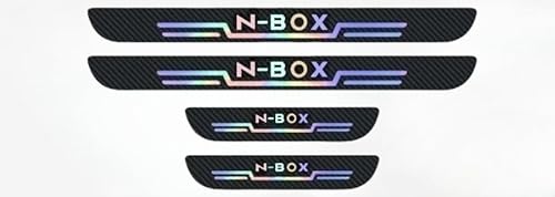N-BOX 車のドアシルプロテクター 車用 ドアガードステッカー サイドステップ スカッフプレート N-BOX Nシリーズ フリード JF2 JF3JF4 JF5 JF6 全シリーズ対応 車用ドアモール 傷隠し キズ防止 汚れ防止 サイドステップガーニッシ