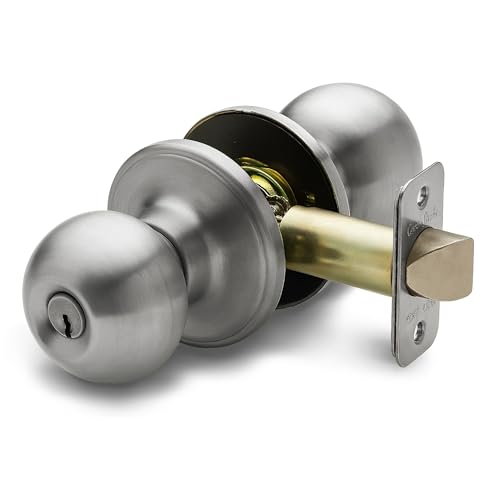 Copper Creek Entry Door Knob – Keyed Entry Handle with