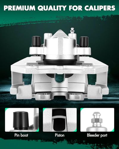 Image of SCITOO Front Passenger Disc Brake Caliper 18B5277 For Ford For Escape 2009-2010,For Mazda For Tribute 2009-2010,For Mercury For Mariner 2009-2010,With Bracket 1PC