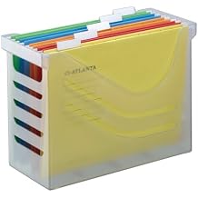 Jalema Atlanta Silky Touch Office Box Complete with 5 Files - White A65802600