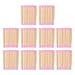 Double Precision Tips for Makeup, Double Pointed Cotton Swabs for Makeup Manicure Cleaning Stick Cotton Swab Beauty Tool 10 Bags Double Pointed Shape Tips for Makeup