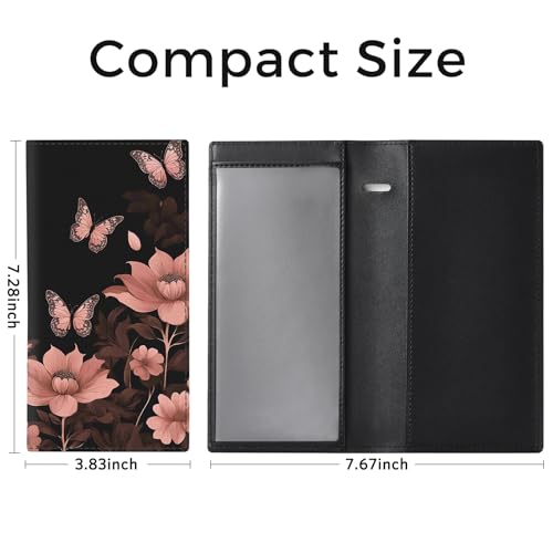 Image of CoBak Checkbook Cover for Women & Men - PU Leather Case with RFID Blocking | Classic Design Check Book Holder for Personal and Business