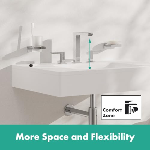 Mitigeur de lavabo 3 trous hansgrohe Tecturis E chromé robinet de salle de bain 150 mm - 5