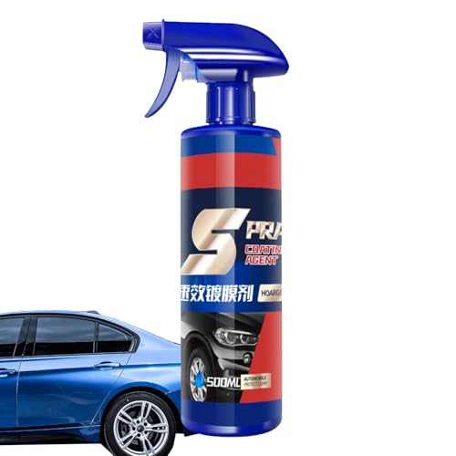 3 en 1 Spray de recubrimiento rápido: spray de esmalte de automóvil, 3 en 1 automóvil de recubrimiento de escudo de automóvil, 500 g de reparación de pintura de automóvil Restaurador de automóvil Rest