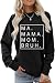 JIELAFIC Ma Mama Mom Bruh Sweatshirt for Women Funny Mama Letter Graphic Shirt Mom Life Sweater,St Patricks Day Sweatshirt (Small,4)