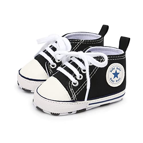 Kidsun Infant Baby Boys Girls Sneaker Pu Leather Soft Sole Anti-Slip Newborn Moccasins Toddler Casual Canvas Shoes First Walker Crib Shoes #TOP3