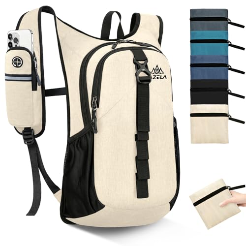 Seektop 15L Small Hiking Backpack for Women Men, Foldable Packable ...