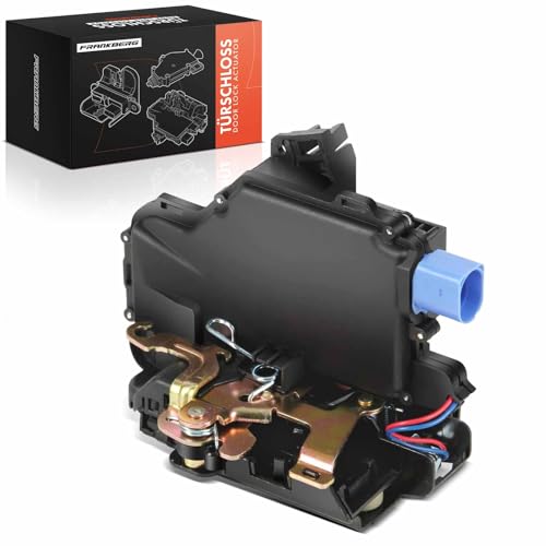 Frankberg Cerradura de puerta Servomotor Trasero Derecha 6-Postes Compatible con Polo 9N Hatchback 2001-2009 Ibiza III 6L1 Hatchback 2002-2009 Sustituir# 3B4839016AN