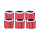  YUHUA LAN Firm 6pcs Piezas de Motocicleta Filtro de Aceite Ajuste for BMW G650GS G 650GS G650 GS G 650 GS G650 XMOTO F650ST F650 Enduro F650GS Dakar ABS F650CS (Color : 6pcs Oil Filter)