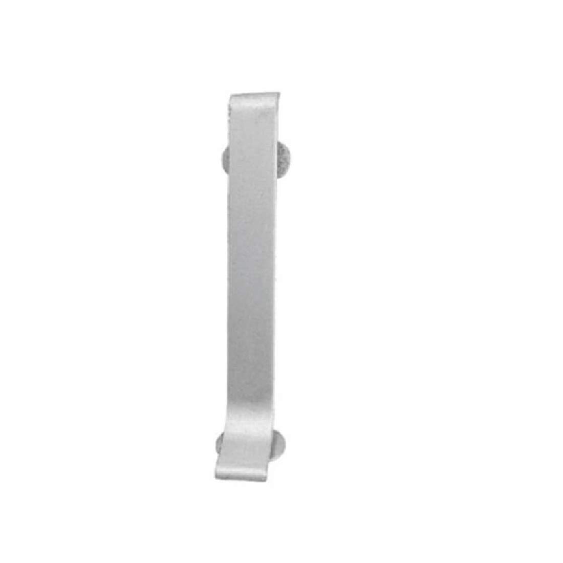 2.5m SKIRTING BOARD anodised aluminium floor-wall joint cover gap + PVC ACCESSORIES TMW Profiles (59mm PVC Link)