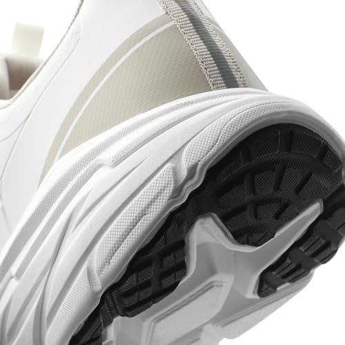 Image of Men's Slip on Walking Sneakers - Lightweight Running Shoes - Cushioned Comfort for Gym, Training, Tennis, Workout - Athletic Fashion - Black /Beige Size 6.5-13