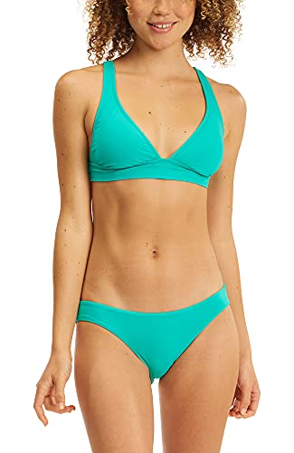 Billabong Women's Classic Banded Tri Bikini Top, Tropic Shore, Large