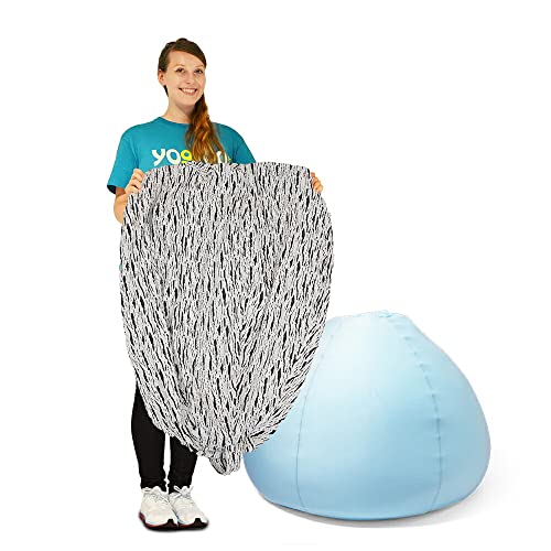 Yogibo Luxe Drop ラックス ドロップ 専用カバー ライトグレー 洗い替え カバー 柄 模様