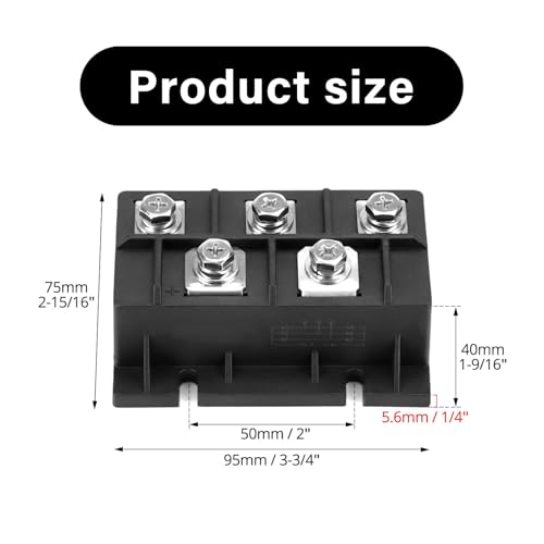 Module de redresseur triphasé 200A 1600V pour pont de diodes de générateur - 3
