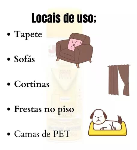 Kit Anti Ácaros Pulgas E Carrapatos 300ml 5 Unidades