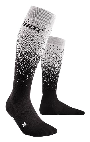 CEP Women's Winter Compression Snowfall Design Ski and Snowboard Socks