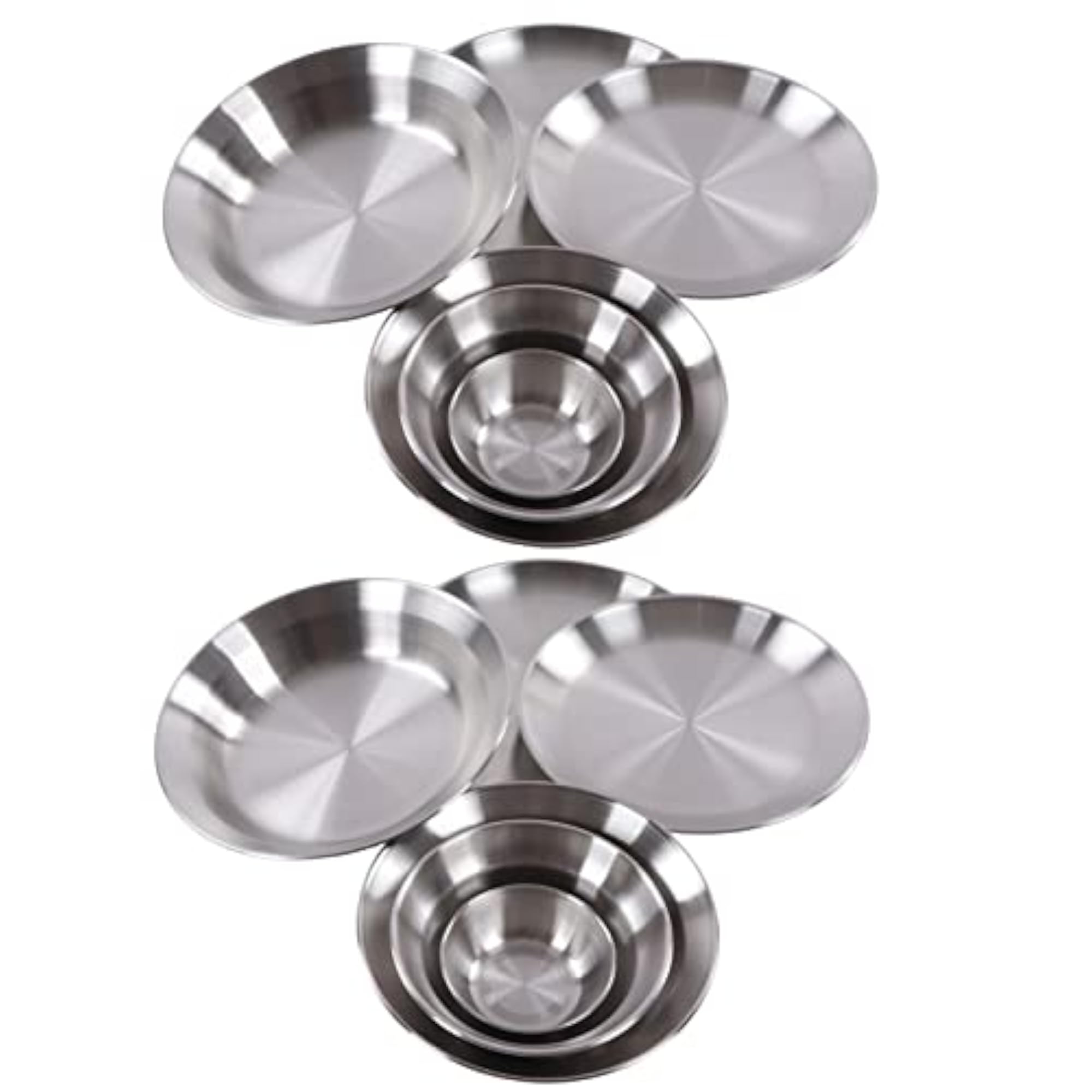 Camping Plate Bowl Set for Outdoor Cooking