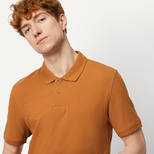 Image of Amazon Essentials Men's Slim-Fit Short-Sleeve Cotton Pique Polo Shirt