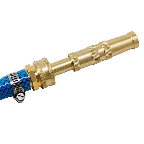 Twinkle Star LD2APEMZC8 Heavy-Duty Brass Adjustable Twist Hose Nozzle, Garden Hose Nozzle thumb #6