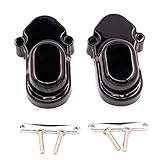 De color negro FJY-PIÈCES, Kit de cubierta de la cubierta del eje de la rueda trasera de ABS Bar & Shield para 2005-2016 FIT FOR 48 72 Fit de hierro bajo para Sportster XL 883 1200 Nightster Roadster Custom