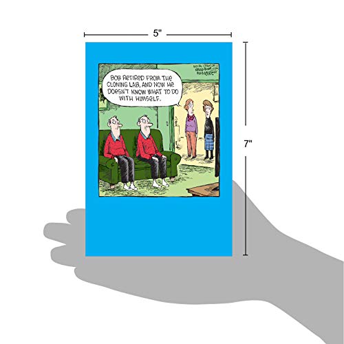 Cloning Lab - Funny Retirement Greeting Card With Envelope (4.63 X 6.75 Inch) - Fun Retirement Congratulations Card From All Of Us - Cartoon Farewell Card For Men, Business Coworker C6362Rtg-Us #TOP5