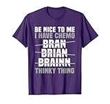 Brain Cancer Patient Chemo Gray Awareness Ribbon T-Shirt