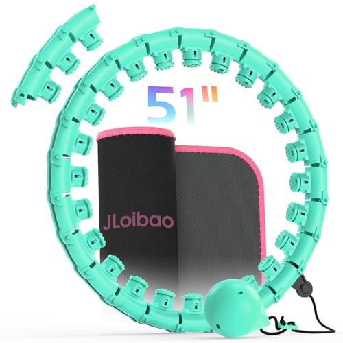 Cerceau infini lesté JLoibao pour perte de poids grande taille 129cm avec 27 maillons