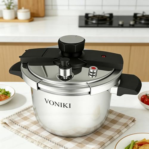 Olla a presión acero inoxidable 5.7 Qt VONIKI miniatura 3