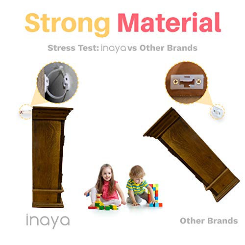 image for 12-Pack Heavy-Duty Anti-Tip Furniture Straps - Inaya - Home Furniture 