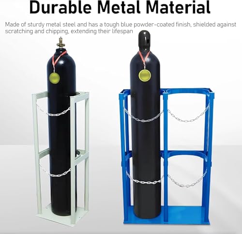 Bouteilles d'oxygène instables ? Choisissez ce rack de sécurité antichute - 8